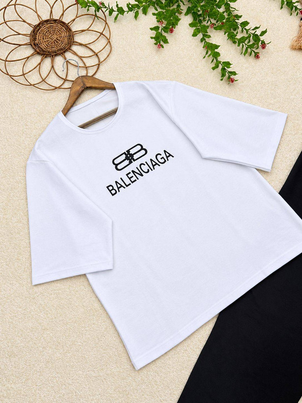 ست تیشرت شلوار BALENCIAGA آسو 🌺☘️28484 شایسته