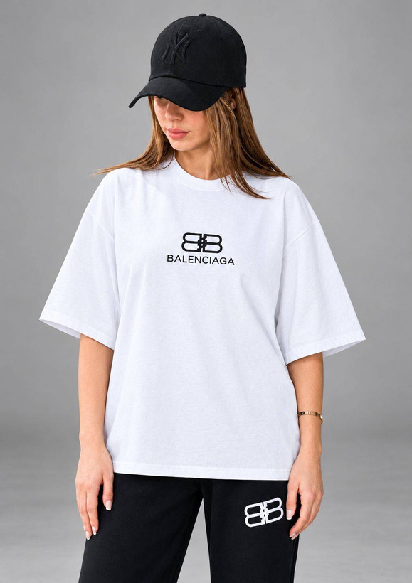ست تیشرت شلوار BALENCIAGA آسو 🌺☘️28484 شایسته